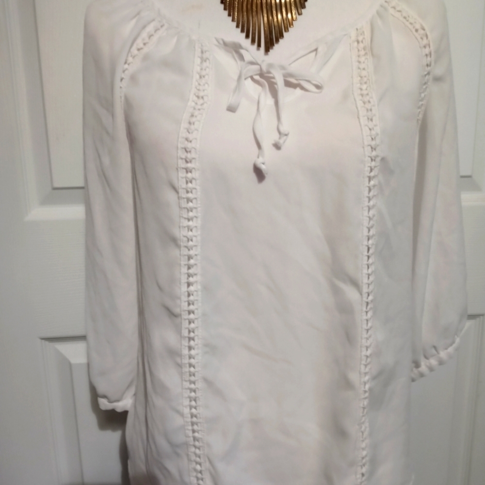 Women's size medium white blouse